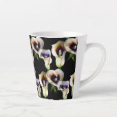 Tasse Latte Aquarelle Sublime Arum Calla Lilies (Droite)