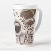 Tasse Latte Arabica Café (Angle droit)
