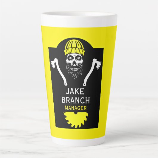 Tasse Latte Arboriste Tree Surgeon (Devant)