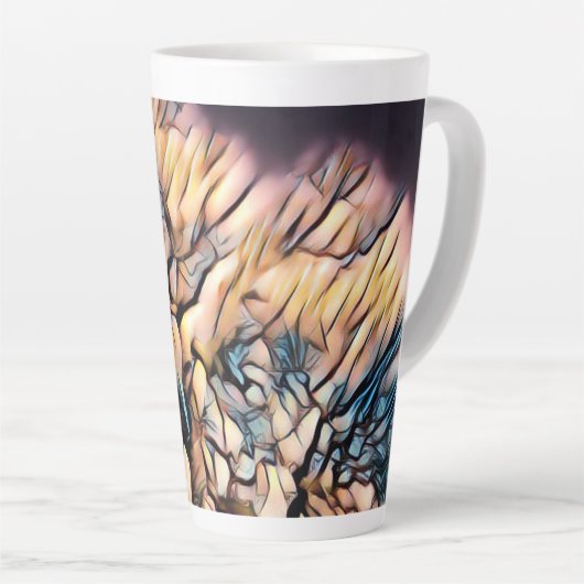 Tasse Latte Arbre à tempête (Angle droit)