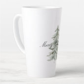 Tasse Latte Arbre blanc de Noël (Angle gauche)