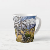 Tasse Latte Arbre brûlé, Torres del Paine, Chili (Angle droit)