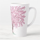 Tasse Latte Arbre cerise en fleurs (Droite)