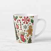 Tasse Latte Arbre de Noël (Droite)