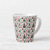 Tasse Latte Arbre de Noël, cadeaux, sucre de canne (Angle droit)