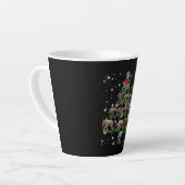 Tasse Latte Arbre De Noël Éléphant Couvert De Lampe De Feu (Angle gauche)