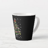 Tasse Latte Arbre De Noël Éléphant Couvert De Lampe De Feu (Angle droit)