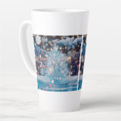 Tasse Latte Arbre de Noël Magique (Angle gauche)