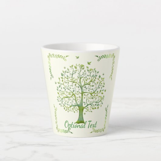 Tasse Latte Arbre de vie (Devant)