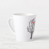 Tasse Latte Arbre et Coeurs (Angle gauche)