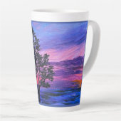 Tasse Latte Arbre mystérieux (Angle droit)