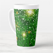 Tasse Latte Arbres de Noël Design Arrière - plan-67181 (Angle gauche)