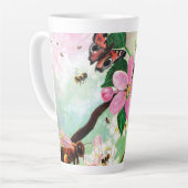 Tasse Latte Arbres en fleurs pour abeilles et autres pollinisa (Angle gauche)
