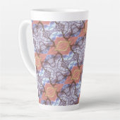 TASSE LATTE ARBRES ET CHAMPS MOTIF (Angle gauche)