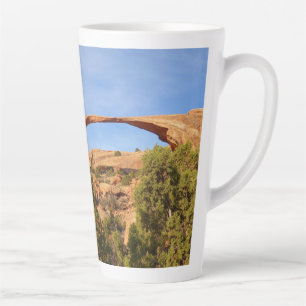Tasse Latte Arc de paysage dans le parc national des Arches