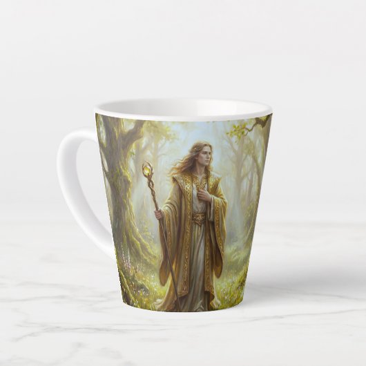 Tasse Latte  Arcane Wanderer in Enchanted Forest (Angle gauche)