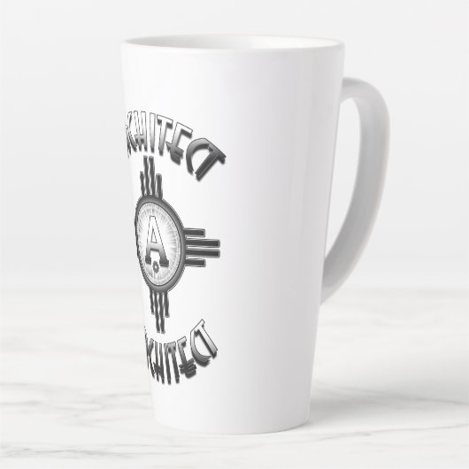 Tasse Latte Architect Retro - Architectes Merch (Angle droit)