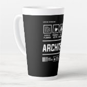 Tasse Latte Architecte Gestion des informations Architecture M (Angle gauche)