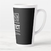 Tasse Latte Architecte Gestion des informations Architecture M (Droite)