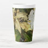 Tasse Latte Argent et or Noël Arbre II (Devant)