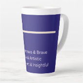 Tasse Latte Arlo Boy Personalized Name Definition (Angle droit)