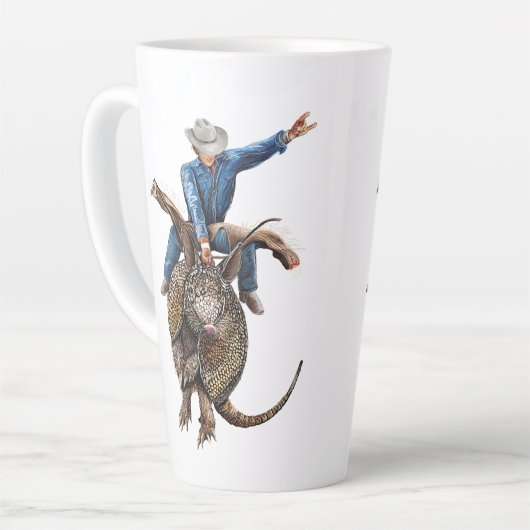 Tasse Latte Armadillo Broncodillo (Angle gauche)