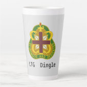 Tasse Latte Armée MEDCOM DUI Personnalisé (Devant)