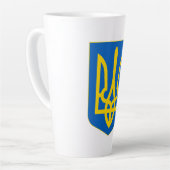 Tasse Latte Armoiries de l'Ukraine (Angle gauche)