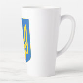 Tasse Latte Armoiries de l'Ukraine (Droite)