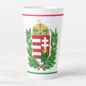 Tasse Latte Armoiries Hongrie Budapest Dons (Devant)