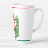 Tasse Latte Armoiries Hongrie Budapest Dons (Droite)
