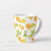 Tasse Latte Arômes d'agrumes Oranges et citrons Patten (Angle droit)
