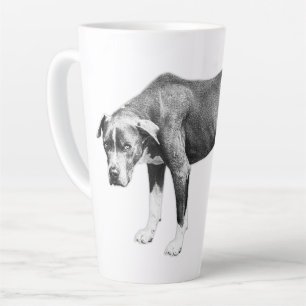 Tasse Latte Arrivée Au Calme - Pose Côtière À Oeil Doux