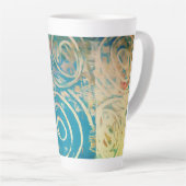 Tasse Latte Art abstrait (Angle droit)