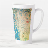 Tasse Latte Art abstrait (Droite)