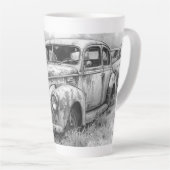 TASSE LATTE ART AUTOMOBILE (Angle droit)