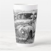 TASSE LATTE ART AUTOMOBILE (Devant)