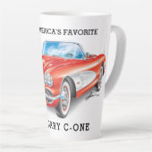 TASSE LATTE ART AUTOMOBILE C-ONE (Angle droit)