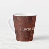 Tasse Latte Art Brown occidental (Angle gauche)