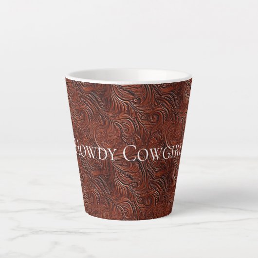 Tasse Latte Art Brown occidental (Devant)