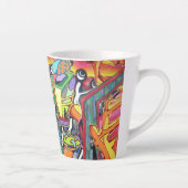 Tasse Latte Art de rue / Fresque (Droite)