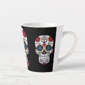 Tasse Latte Art du crâne humain décoré Thunder_Cove (Droite)