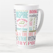 Tasse Latte Art du métro de la bibliothèque (Angle droit)