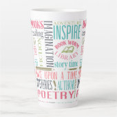 Tasse Latte Art du métro de la bibliothèque (Devant)