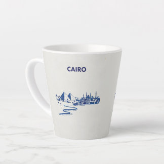 Tasse Latte art égyptien
