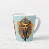 Tasse Latte art égyptien (Angle droit)