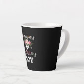 Tasse Latte Art Mère | Grammy D'Un Enfant Anniversaire Anniver (Angle droit)