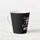 Tasse Latte Art Mère | Mamie D'Un Enfant Anniversaire Annivers (Angle gauche)