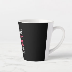 Tasse Latte Art Mère Mon pseudo est Maman Anniversaire