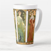 Tasse Latte Art nouveau Lady Bird Swan Peacock Dove Latug (Angle droit)